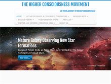Tablet Screenshot of higherconsciousnesssociety.org